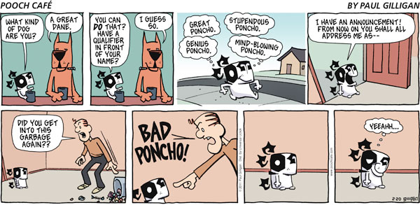 Pooch Cafe Comic Strip for February 20, 2011 