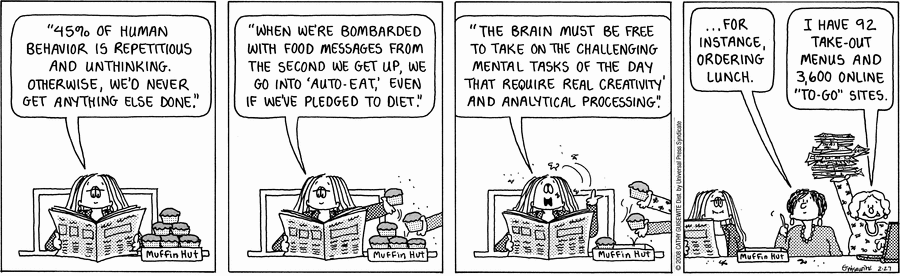 Cathy Classics Comic Strip for February 27, 2019 
