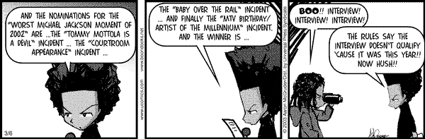 The Boondocks Comic Strip for October 07, 2010 
