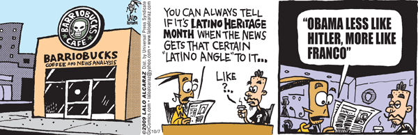 La Cucaracha Comic Strip for October 07, 2009 