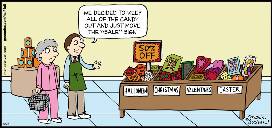 Half Full Comic Strip for September 28, 2014 