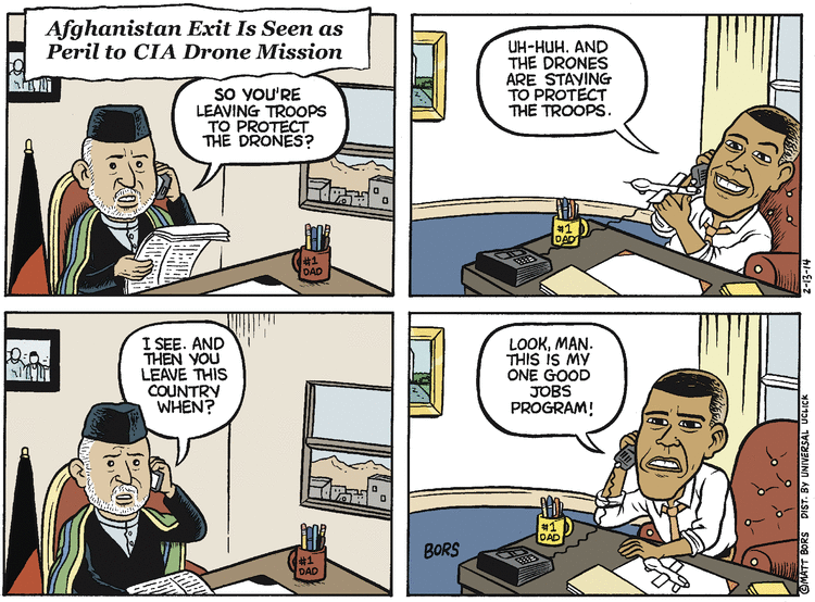 Matt Bors Comic Strip for February 13, 2014 