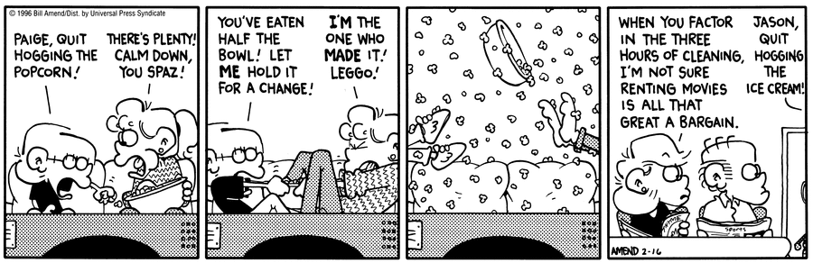 FoxTrot Classics Comic Strip for February 16, 2007 