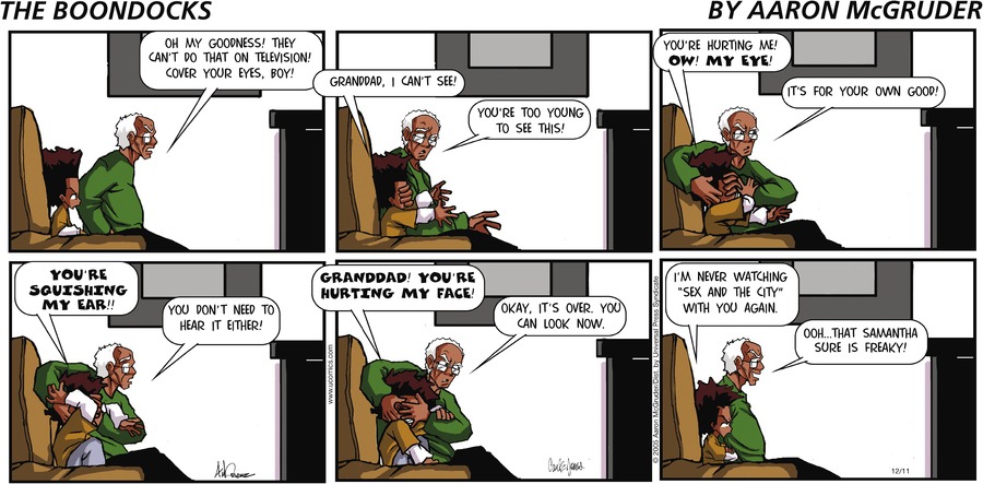 The Boondocks Comic Strip for December 11, 2005 