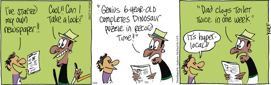 The Knight Life Comic Strip for March 20, 2017 