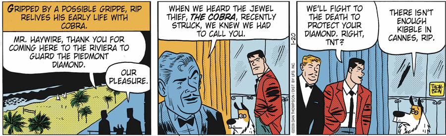 Rip Haywire Comic Strip for January 20, 2009 