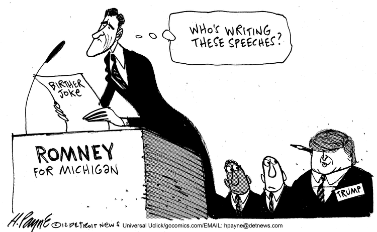 Henry Payne Comic Strip for August 27, 2012 