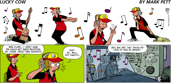 Lucky Cow Comic Strip for June 29, 2003 