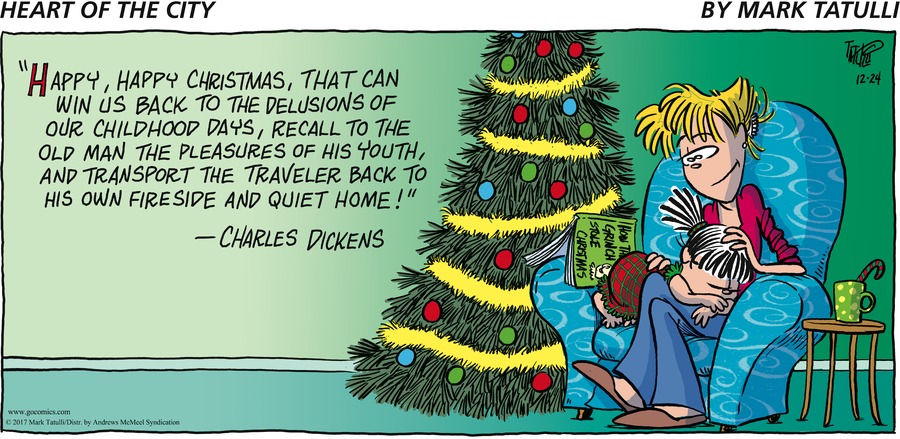 Heart of the City Comic Strip for December 24, 2017 