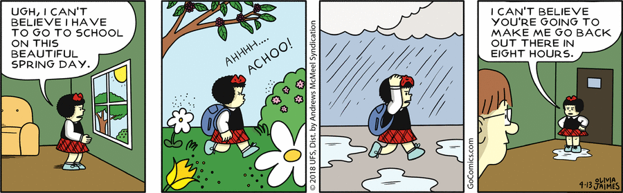 Nancy Comic Strip for April 13, 2018 