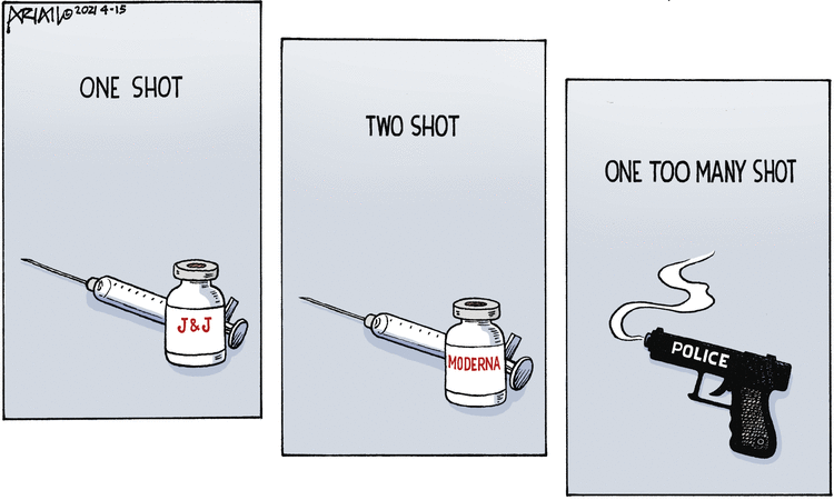 Robert Ariail Comic Strip for April 15, 2021 
