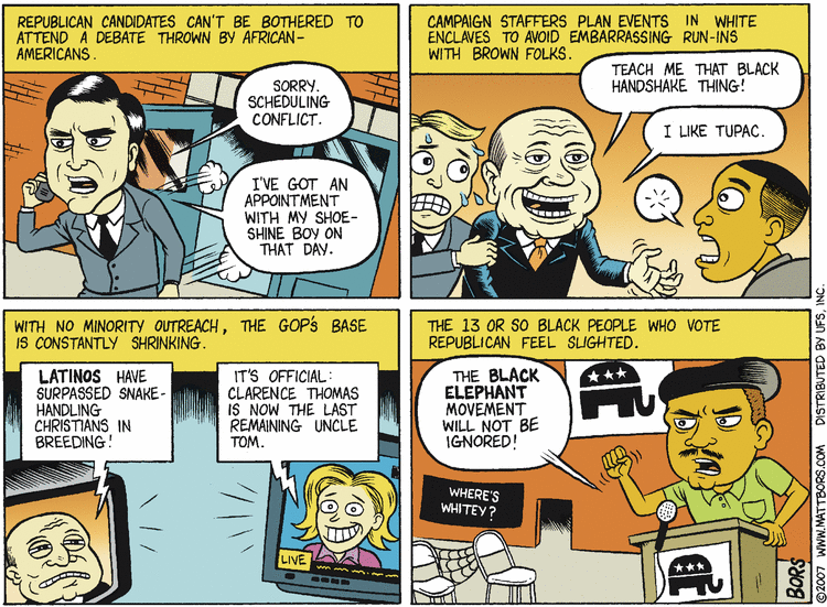 Matt Bors Comic Strip for October 10, 2007 