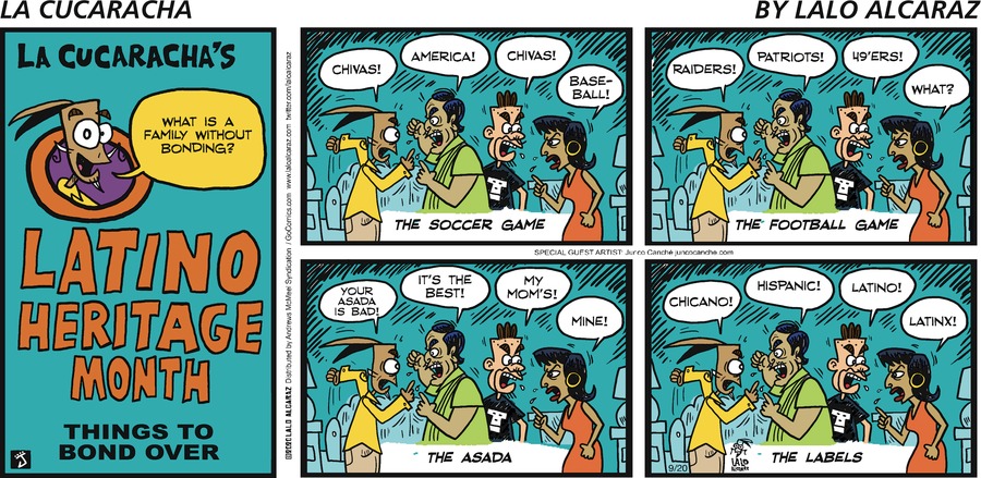 La Cucaracha Comic Strip for September 20, 2020 