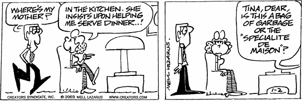 Momma Comic Strip for January 02, 2002 