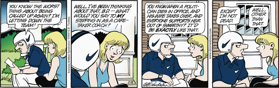 Doonesbury Comic Strip for February 18, 2025 