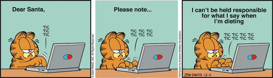 Garfield Comic Strip for December 11, 2024 