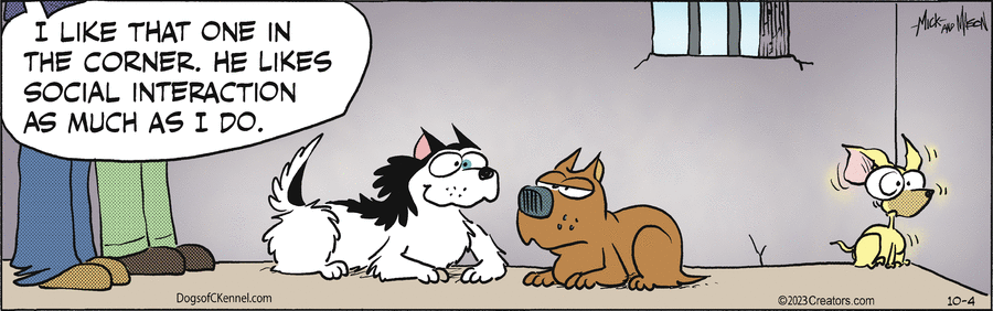 Dogs of C-Kennel Comic Strip for October 04, 2023 
