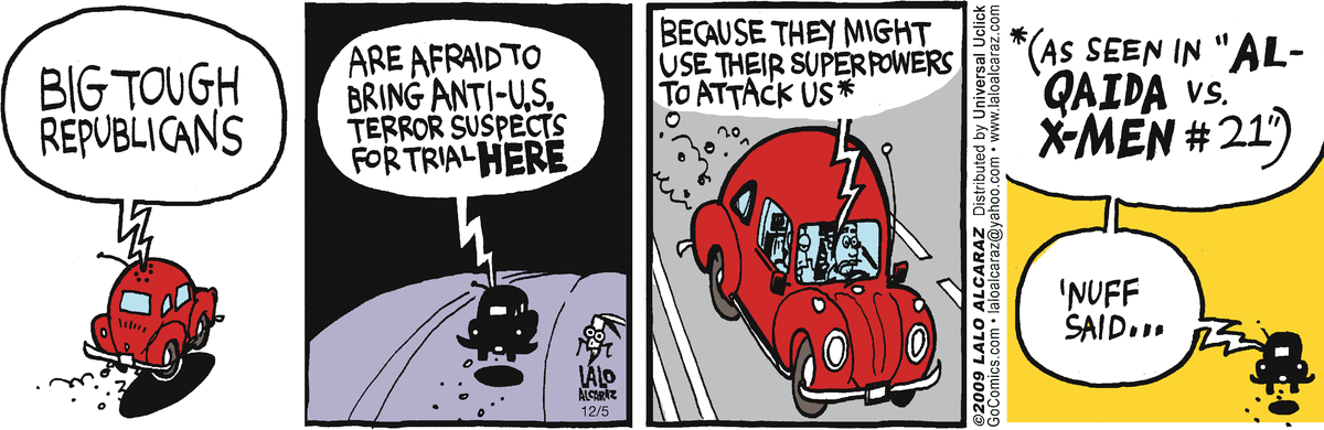 La Cucaracha Comic Strip for December 05, 2009 
