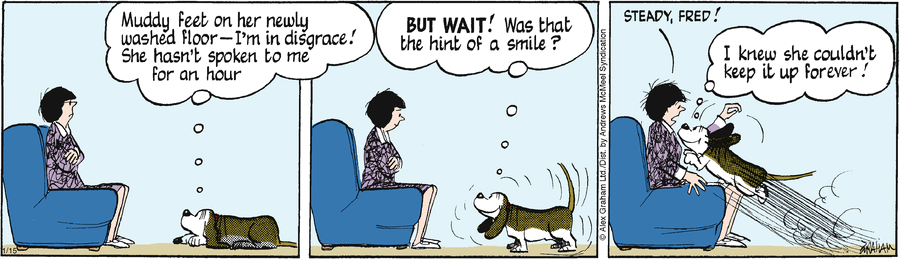 Fred Basset Comic Strip for January 15, 2025 