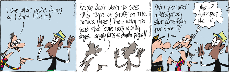 The Knight Life Comic Strip for December 26, 2014 