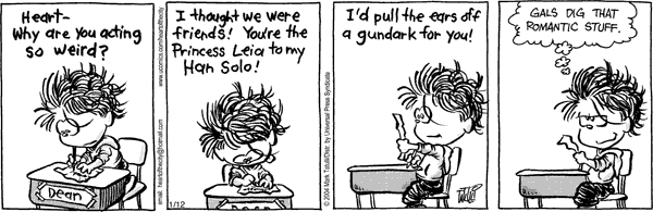 Heart of the City Comic Strip for January 12, 2007 