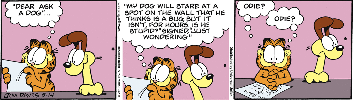 Garfield Comic Strip for May 14, 2011 