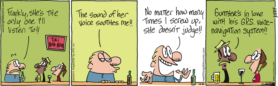 The Knight Life Comic Strip for October 23, 2009 