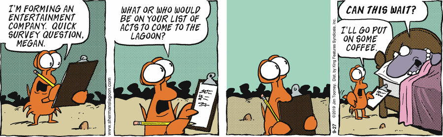 Sherman's Lagoon Comic Strip for September 27, 2019 
