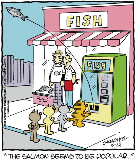 Heathcliff Comic Strip for March 24, 2025 