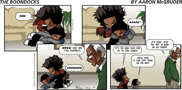 The Boondocks Comic Strip for August 14, 2011 