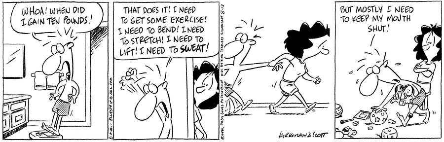Baby Blues Comic Strip for August 12, 1996 