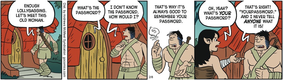 Alley Oop Comic Strip for February 08, 2025 