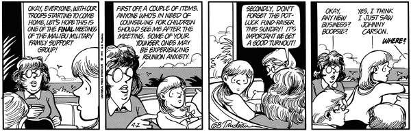 Doonesbury 35 years ago Image