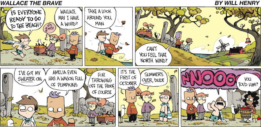 Wallace the Brave Comic Strip for October 01, 2023 