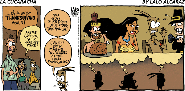 La Cucaracha Comic Strip for November 23, 2003 