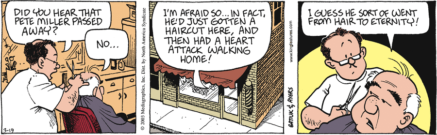 Crankshaft Comic Strip for March 19, 2003 