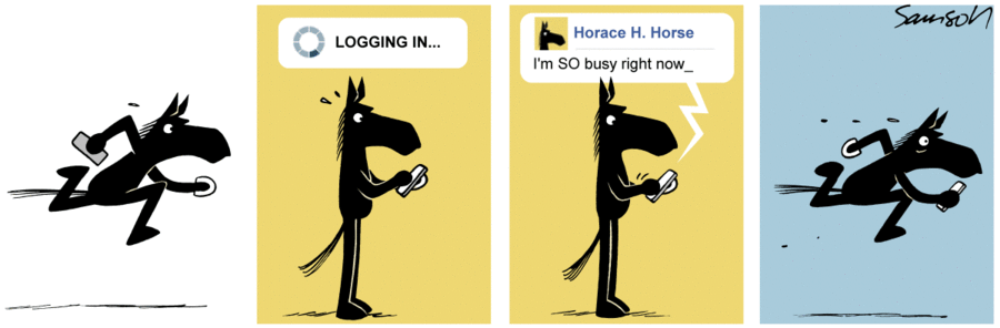 Dark Side of the Horse Comic Strip for November 08, 2019 