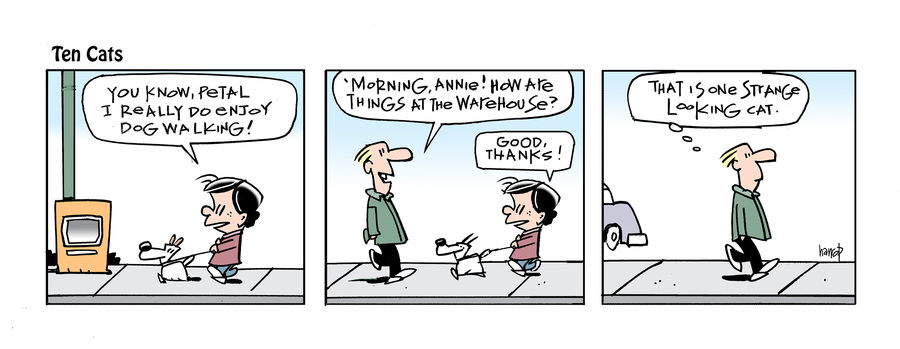 Ten Cats Comic Strip for April 14, 2024 