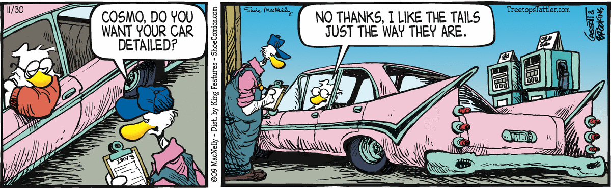 Shoe Comic Strip for November 30, 2009 