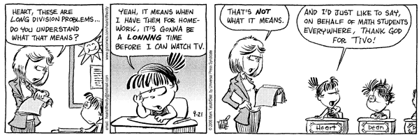 Heart of the City Comic Strip for September 21, 2006 