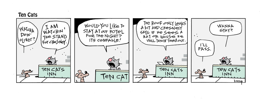Ten Cats Comic Strip for January 10, 2025 