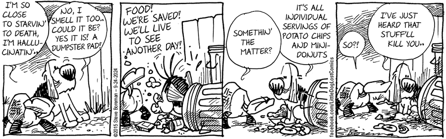 Little Dog Lost Comic Strip for September 24, 2024 