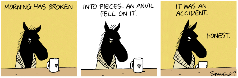 Dark Side of the Horse Comic Strip for December 24, 2013 
