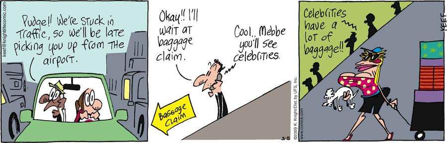 The Knight Life Comic Strip for March 05, 2009 