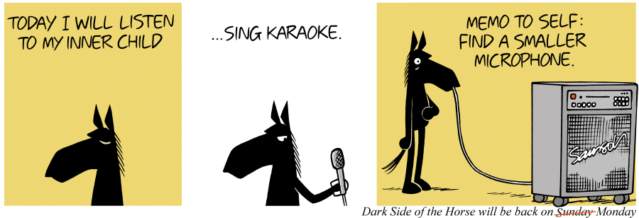 Dark Side of the Horse Comic Strip for January 10, 2014 