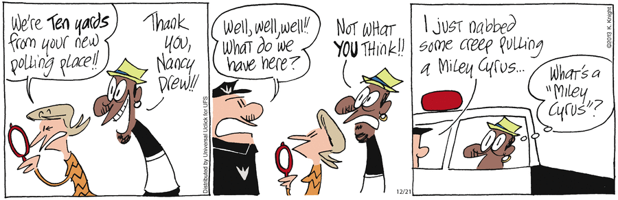 The Knight Life Comic Strip for December 21, 2013 