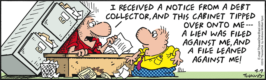Frank and Ernest Comic Strip for April 09, 2019 
