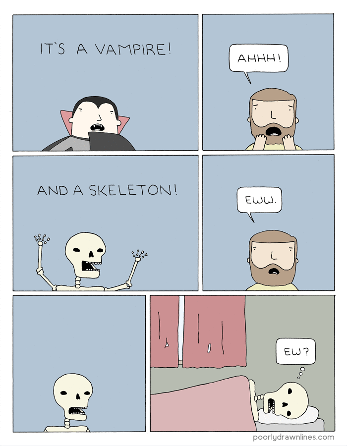 Poorly Drawn Lines Comic Strip for November 07, 2018 
