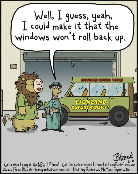 Loose Parts Comic Strip for February 08, 2025 