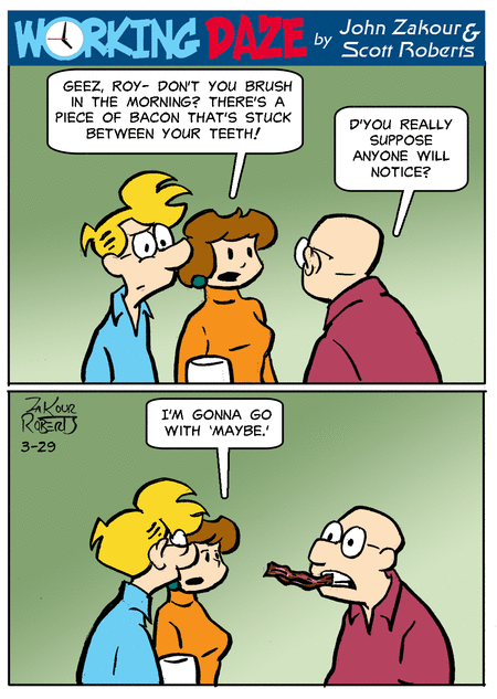 Working Daze Comic Strip for March 29, 2023 